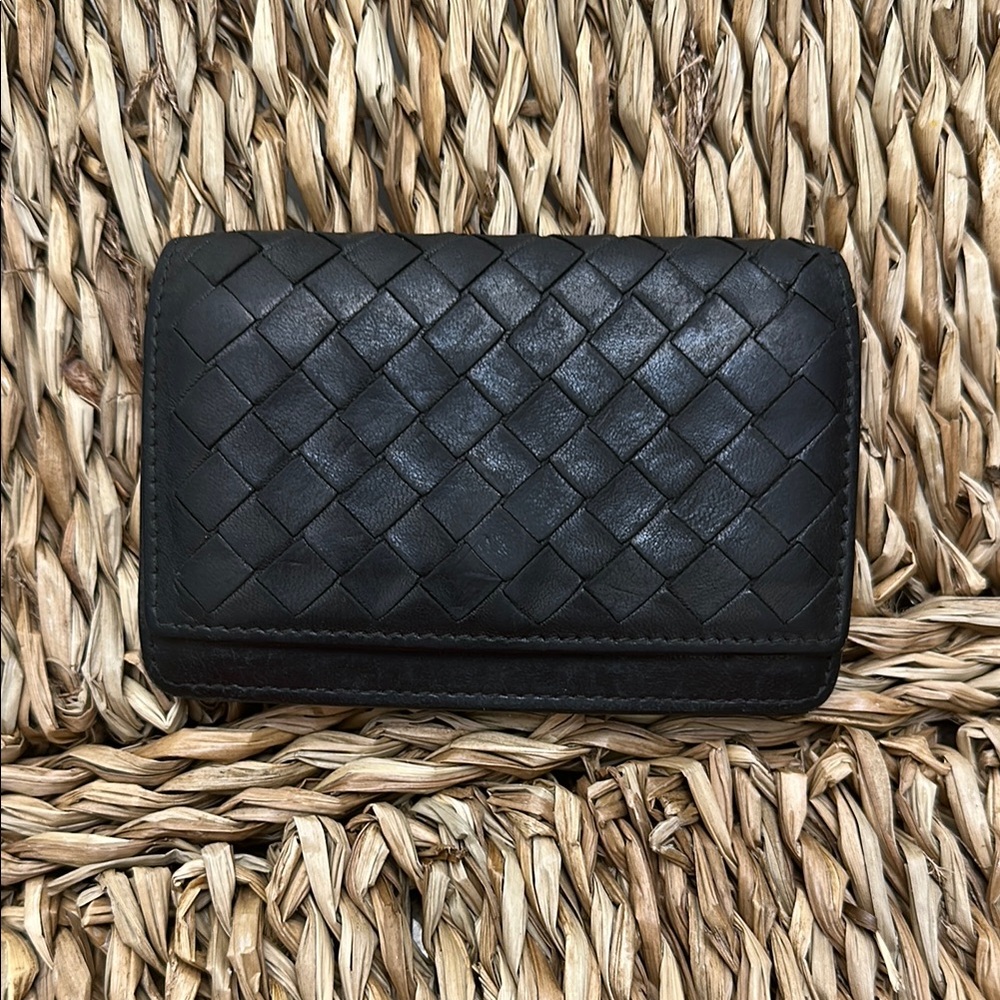 Bottega Veneta Black Woven wallet